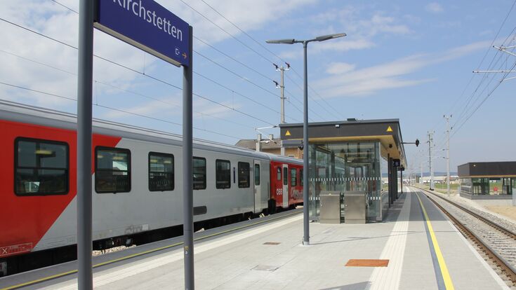 © ÖBB, Irene Veitsmeier Bahnhof Kirchstetten